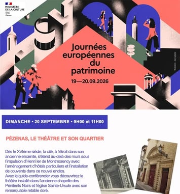 Visite commentée : Pézenas, le théâtre et son quartier