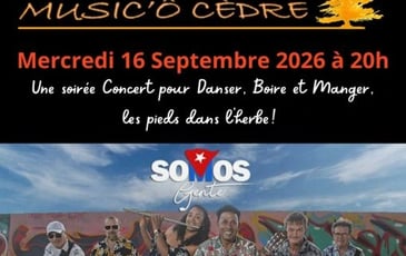 Soirée Music'ô Cèdre