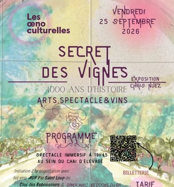 Secrets des vignes, avec Joanda au Clos des Reboussiers