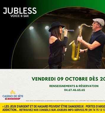Soirée Resto Live avec le Duo Jubless Voice et Sax
