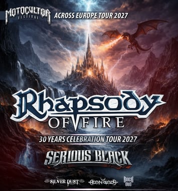 Rhapsody Of Fire + Serious Black + Submasq + Aeon Gods + Rock Out