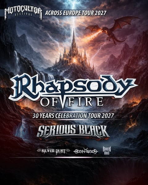 Rhapsody Of Fire + Serious Black + Submasq + Aeon Gods + Rock Out