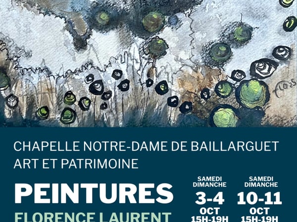 Flo expose ses peintures à Montferrier-sur-Lez