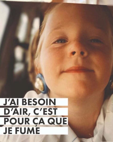 J'ai besoin d'air c'est pour ça que je fume