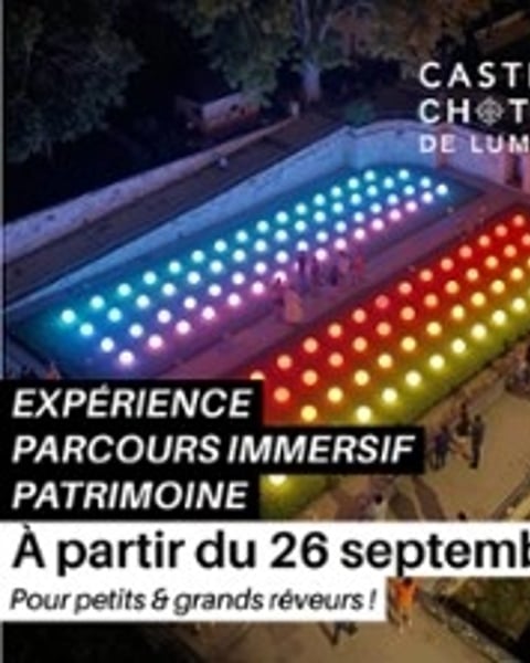 Castries - Visite du Château de Lumières