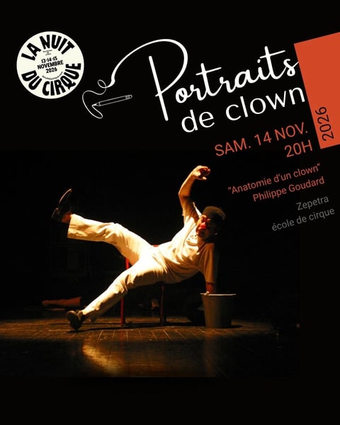 La Nuit du Cirque 26 à Zepetra - Portraits de clown