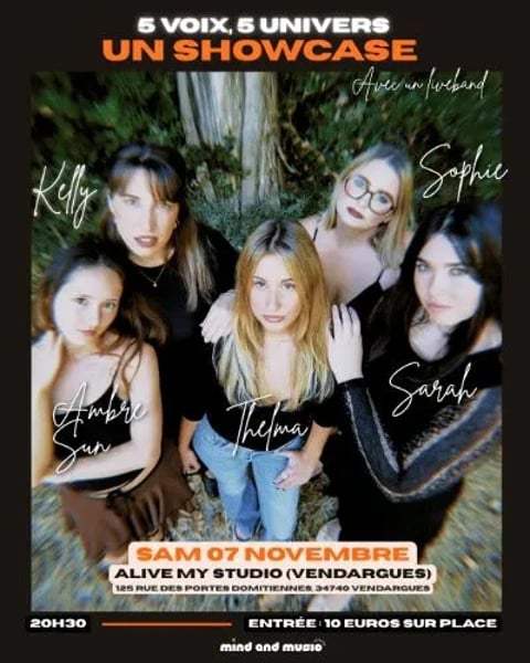 5 voix, 5 univers, un showcase