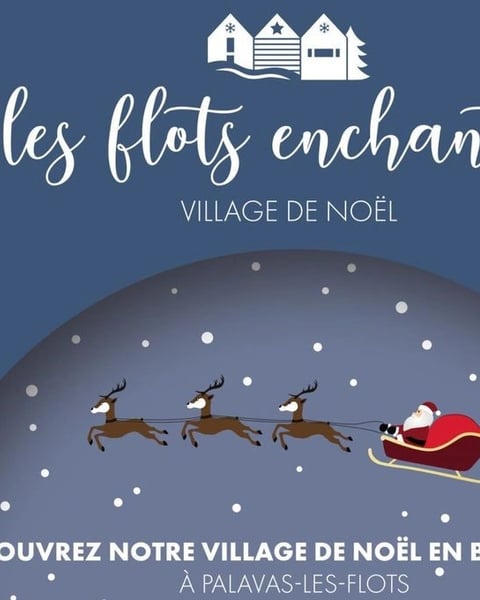 Village de Noël Les Flots enchantés