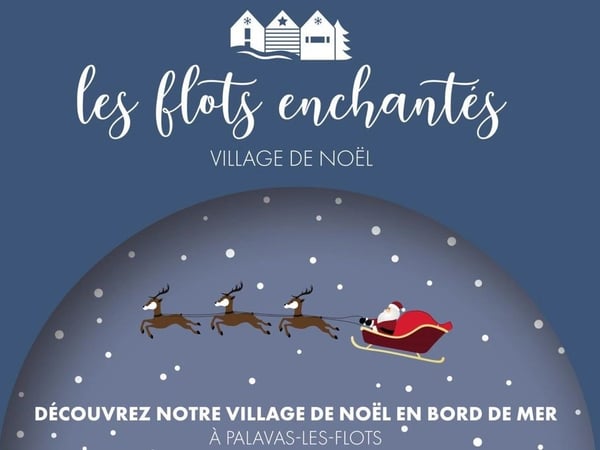 Village de Noël Les Flots enchantés