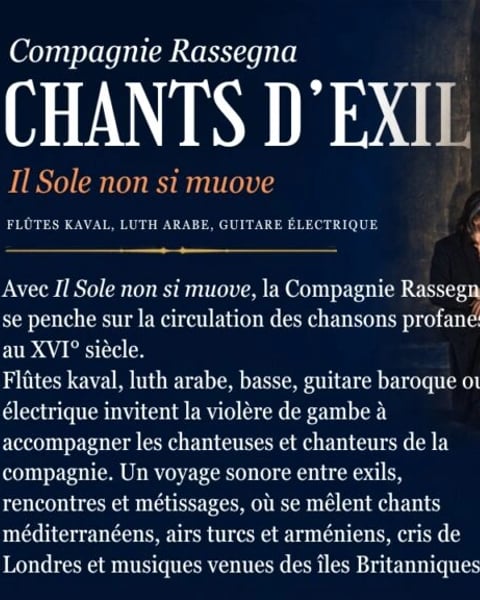 Il Sole non si muove, chants d'exil par la Compagnie Rassegna