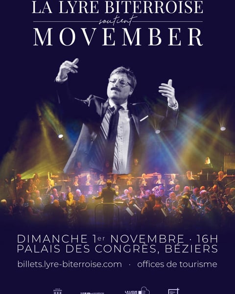 Concert Movember - La Lyre Biterroise