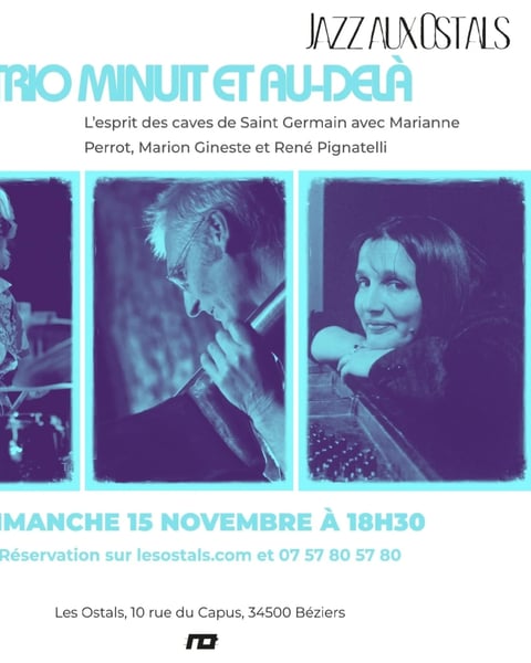 Jazz aux Ostals - Trio Minuit et au-delà