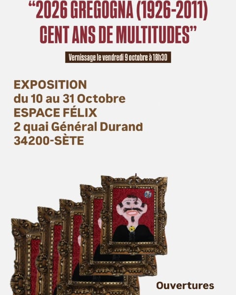 2026 Grégogna (1926-2011), Cent ans de multitudes