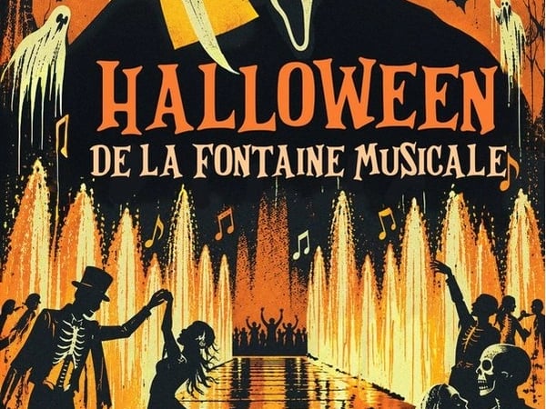 Halloween de la fontaine musicale