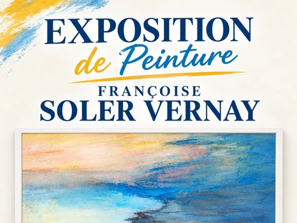 Exposition de peinture, Françoise Soler Vernay