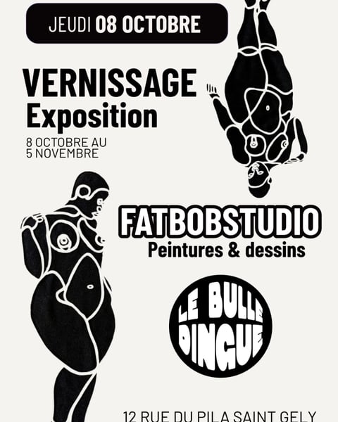 Vernissage exposition « Fatbobstudio »