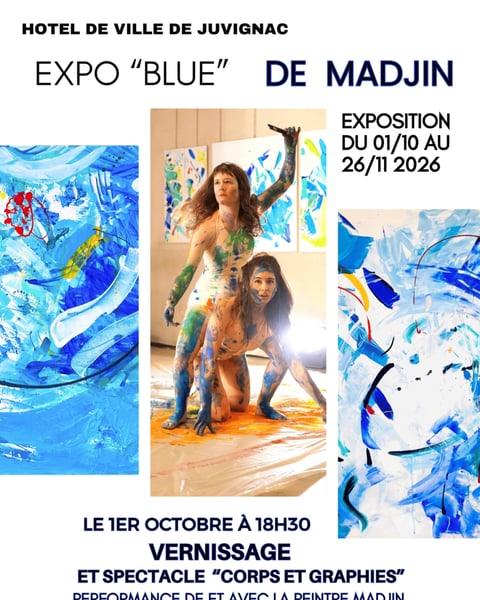 Exposition « Blue » de Madjin