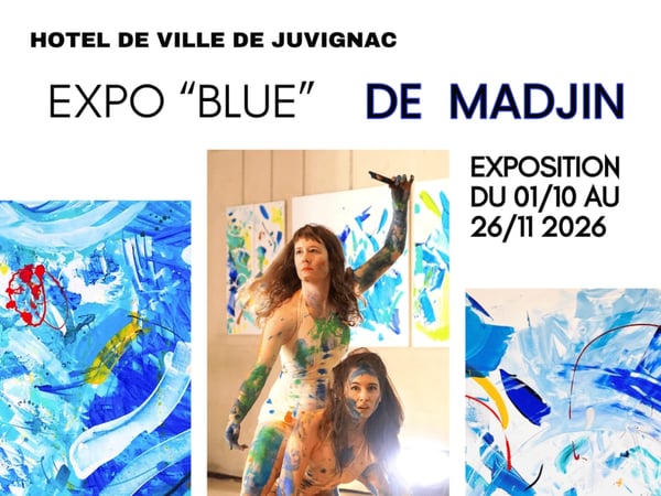 Exposition « Blue » de Madjin