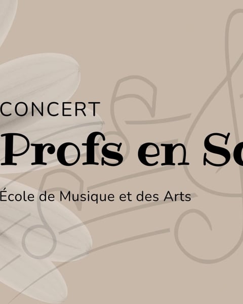Mélodie en mouvement augmentée - Concert "Profs en scène"