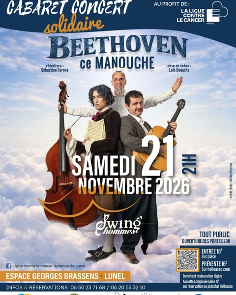 « Beethoven, ce manouche » par la Compagnie Swing'Hommes
